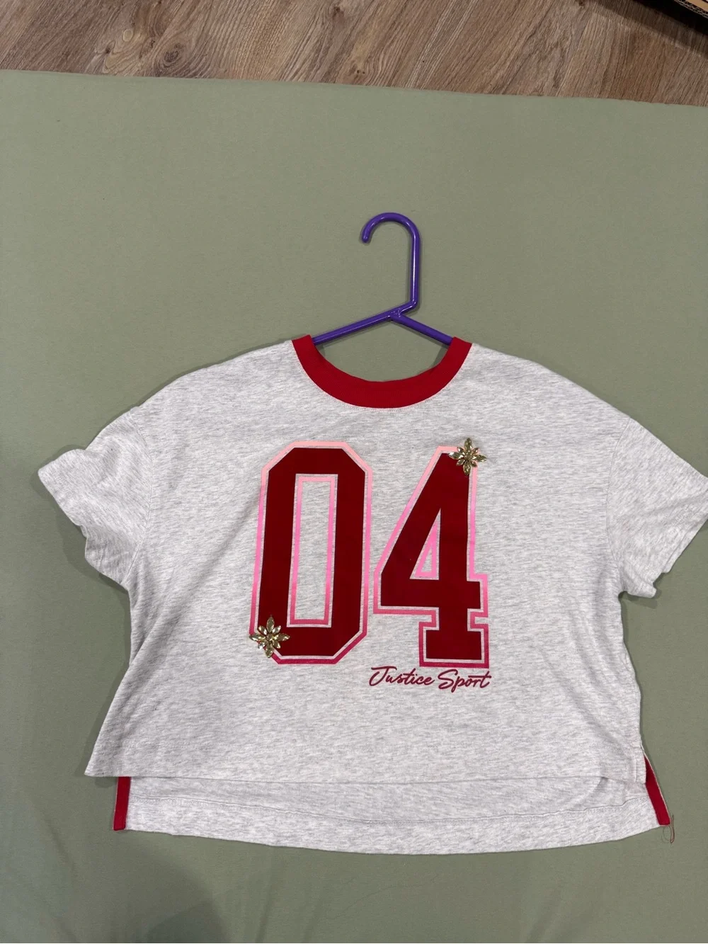 Justice Girls Tops (3) and Shorts (1)